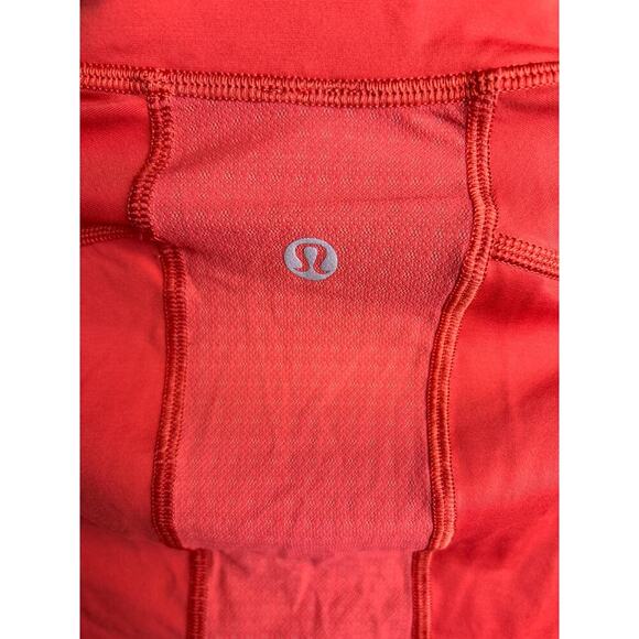 Lululemon 1/2 zip Pullover Red Size 4 - Picture 5 of 6